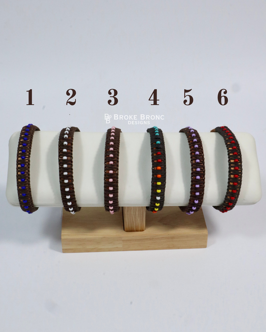 3/8" Leather Bracelet