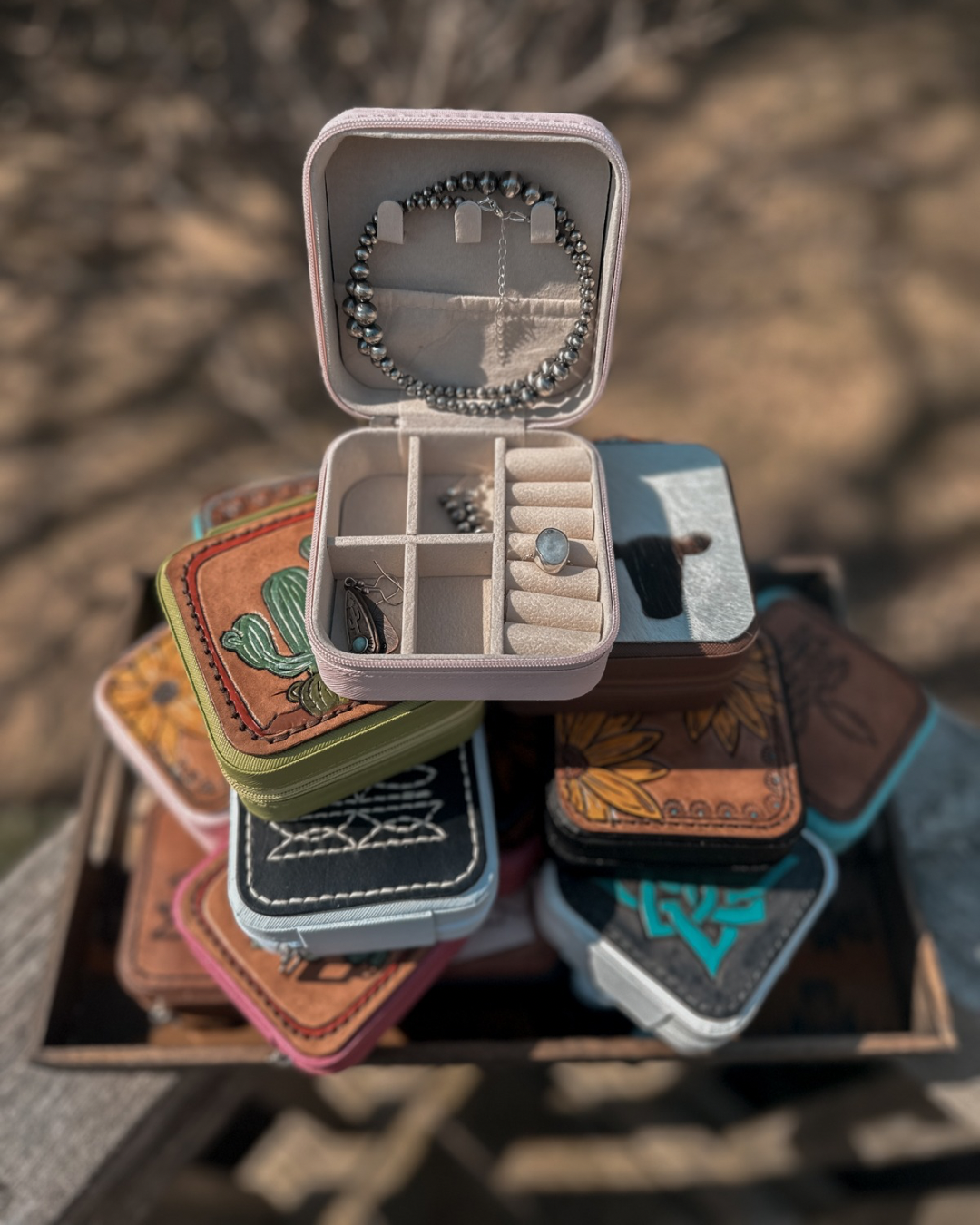 Tooled Jewelry Boxes