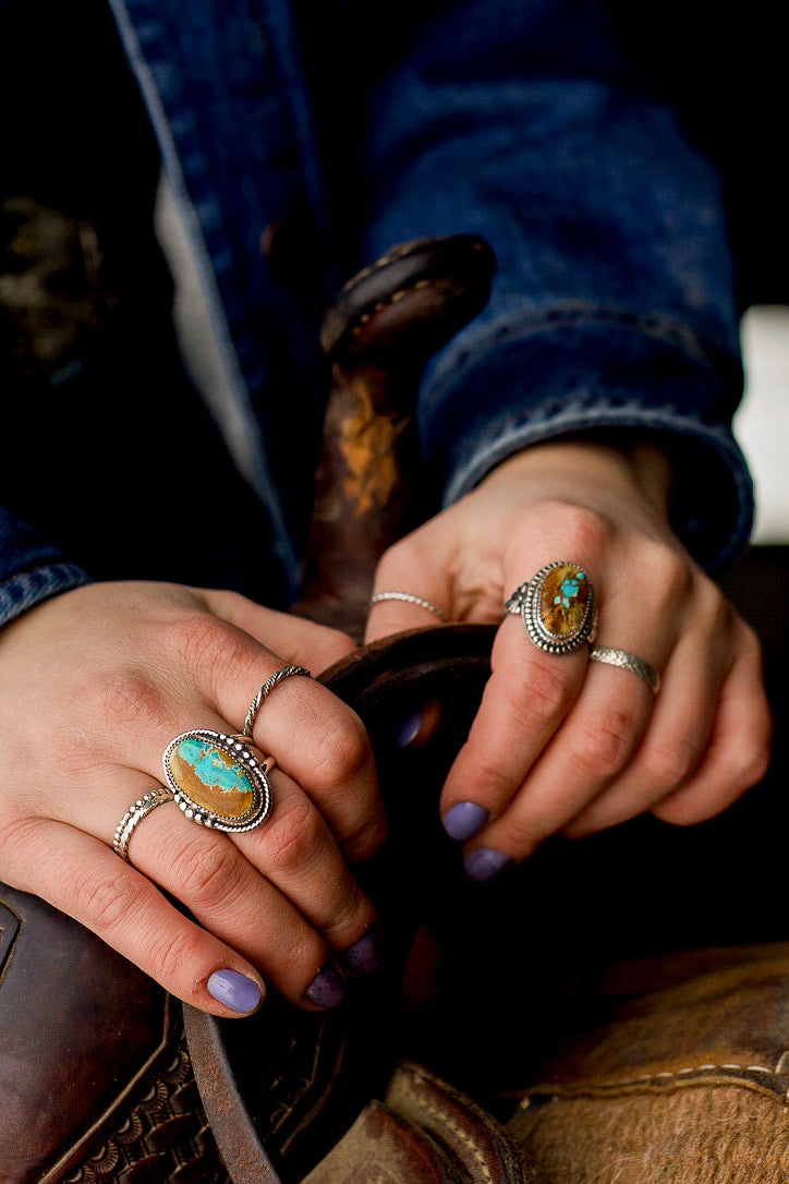 Royston Turquoise Ring (Size 7)