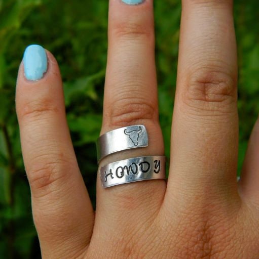 Howdy Wrap Ring