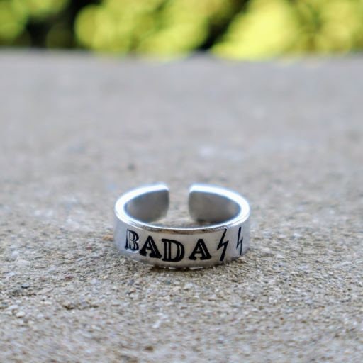 Badass Stamped Ring