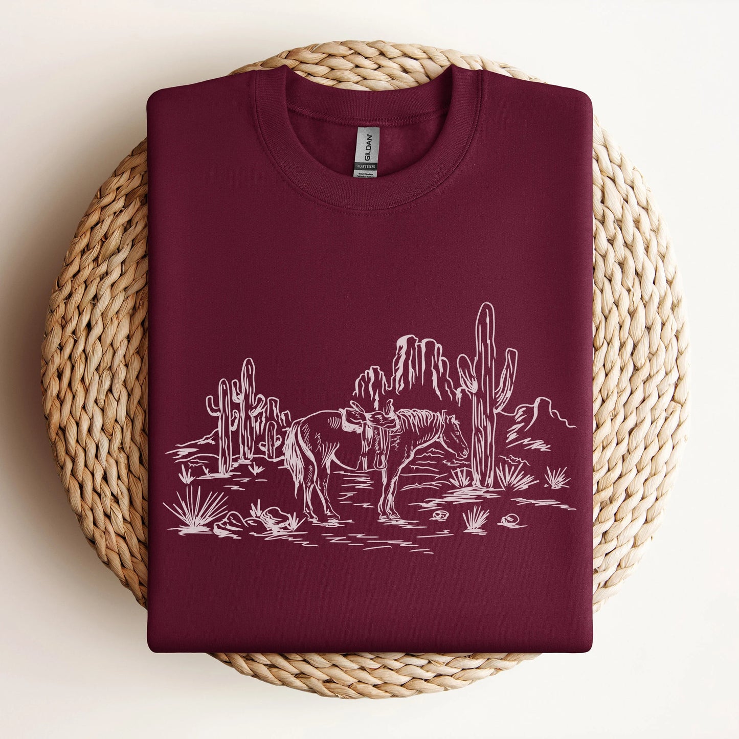 Desert Horse Unisex Crewneck