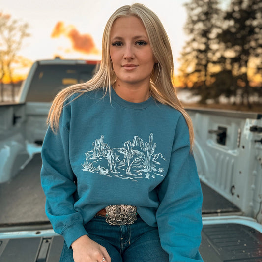 Desert Horse Unisex Crewneck