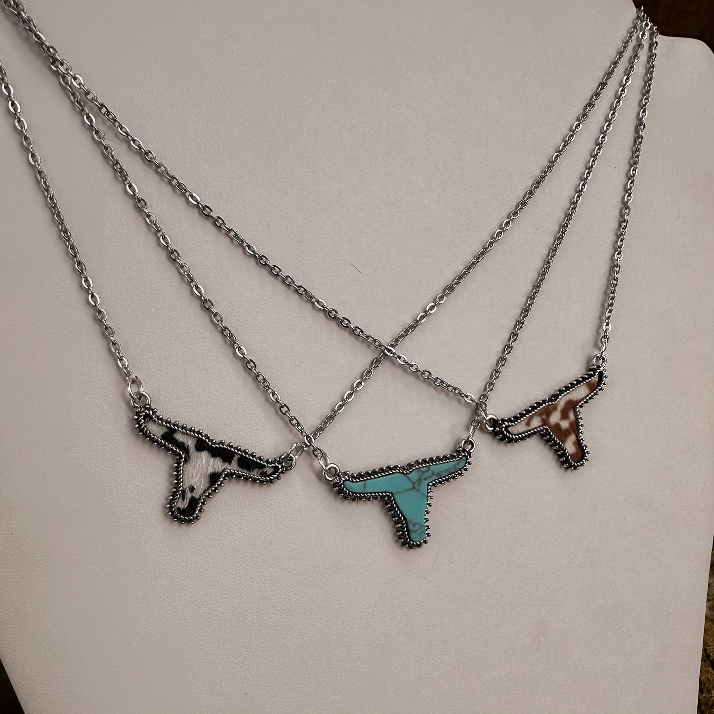 Longhorn Steer Necklace