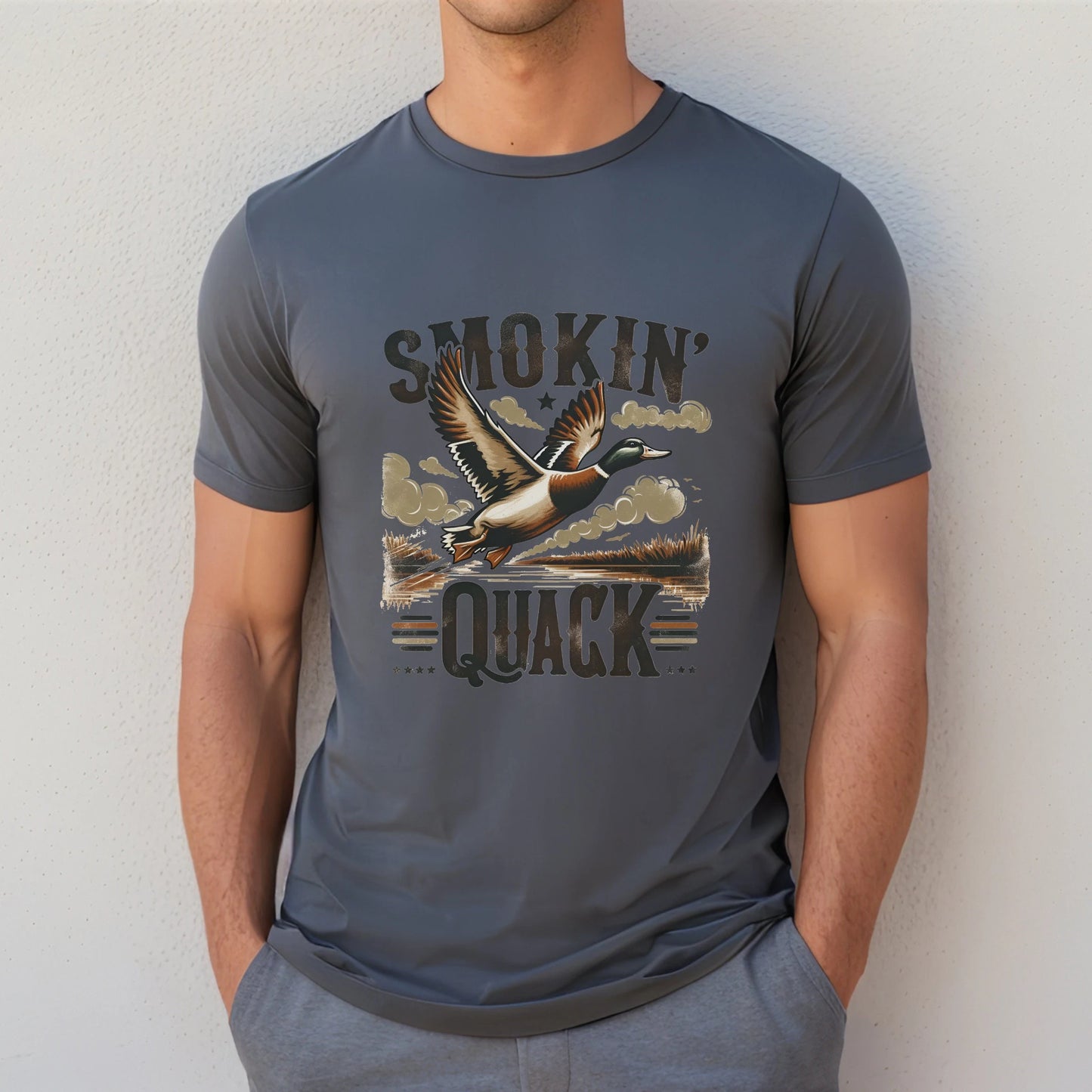 Smokin' Quack Graphic Unisex t-shirt