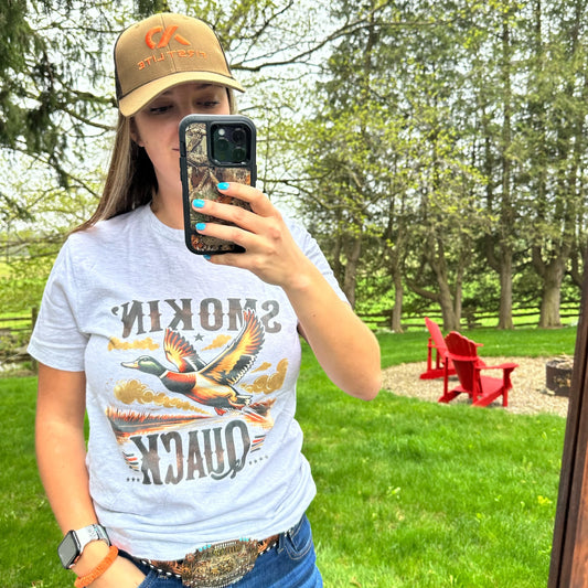 Smokin' Quack Graphic Unisex t-shirt