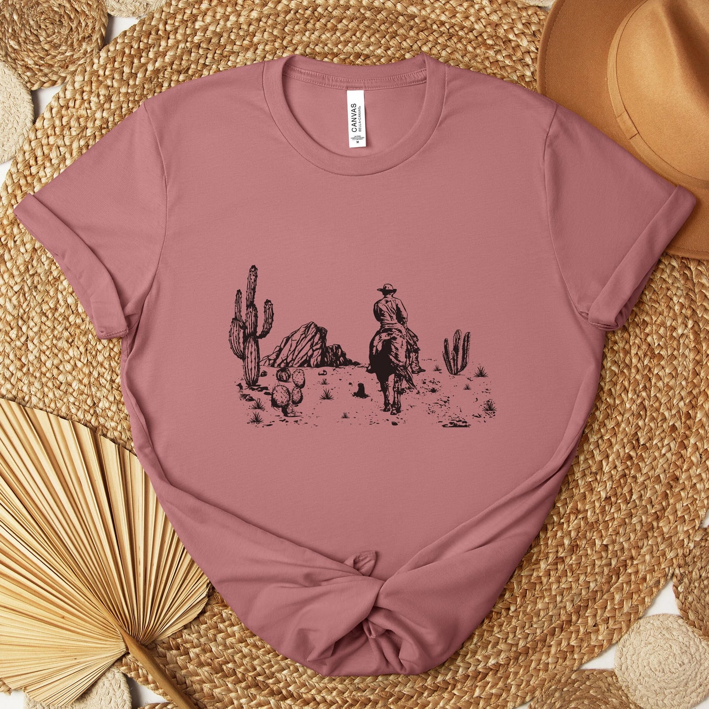 Lonesome Desert Cowboy Graphic Unisex Tee
