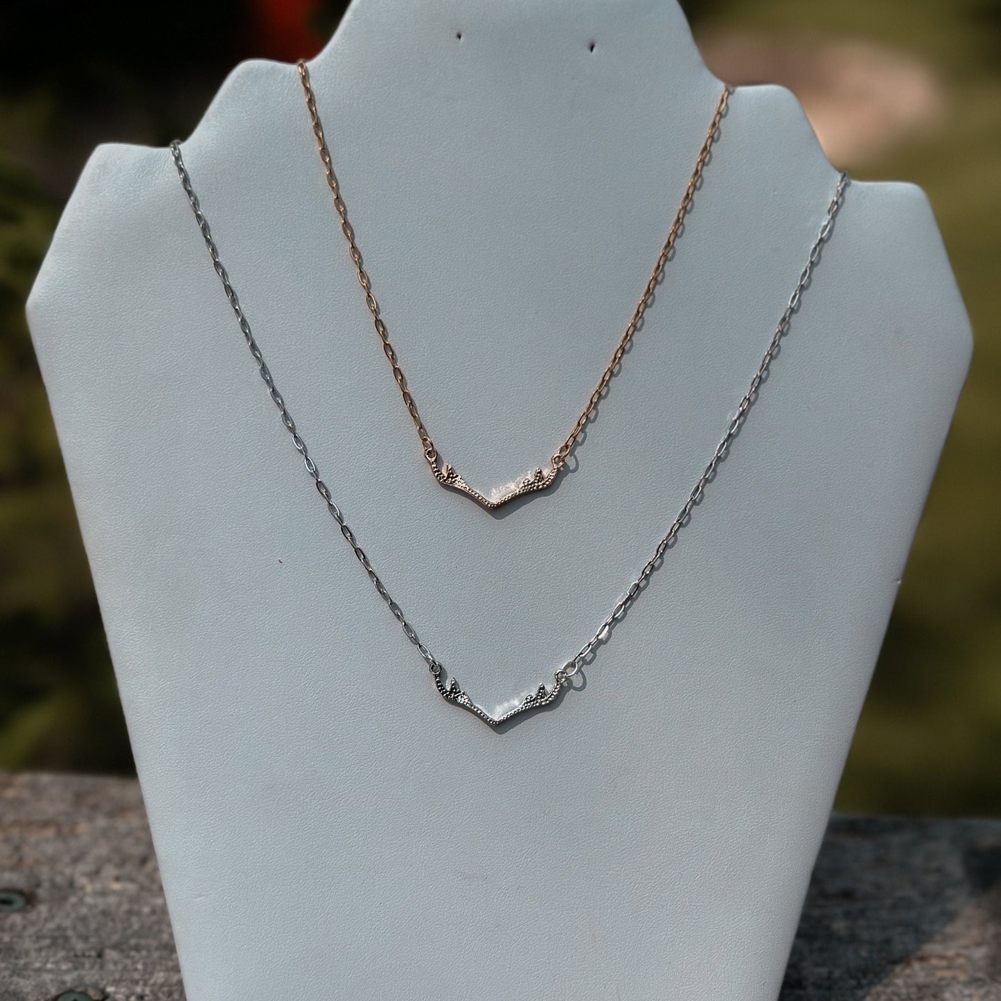 Dainty Antler Necklace (2 Colours)