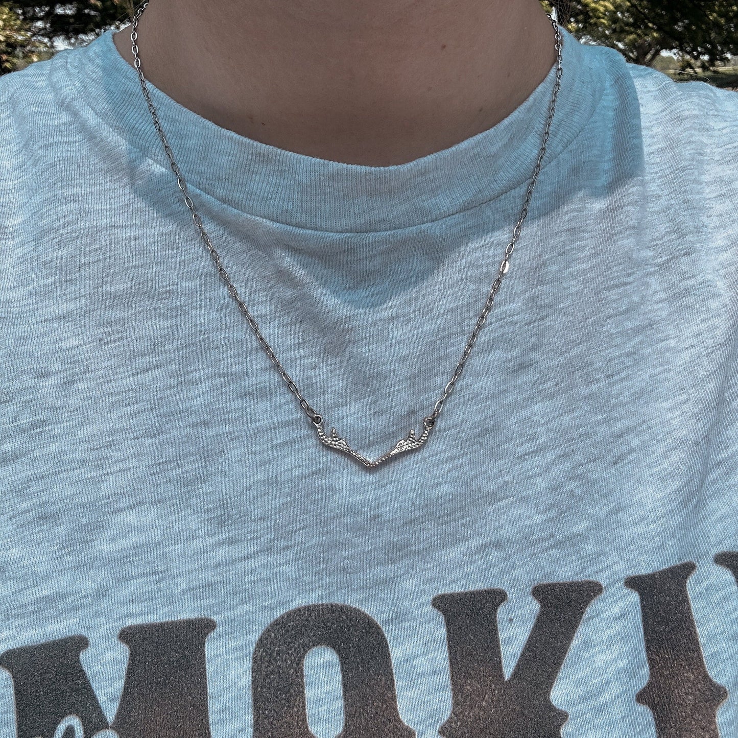 Dainty Antler Necklace (2 Colours)