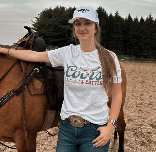 Coors & Cattle Graphic Unisex t-shirt