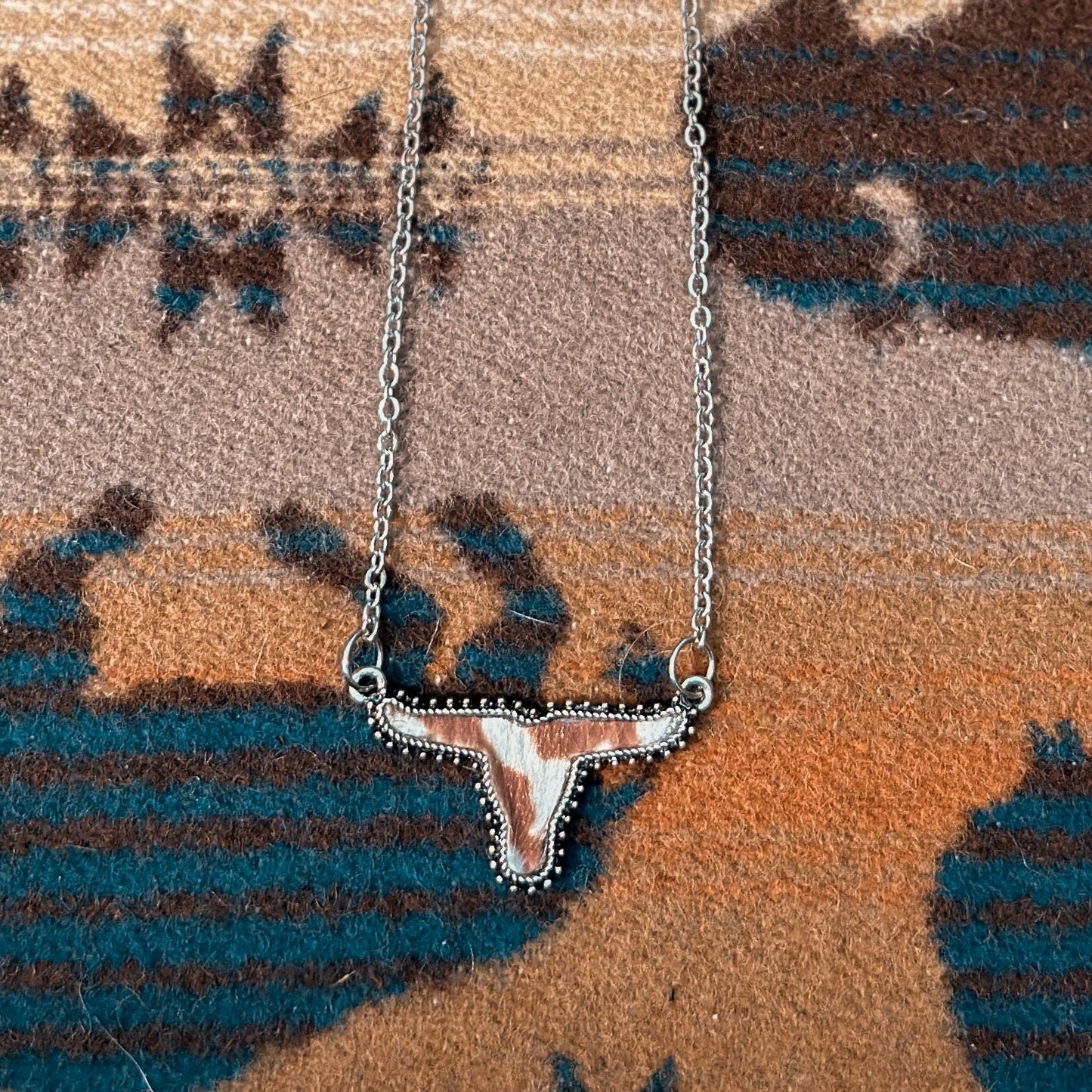 Longhorn Steer Necklace