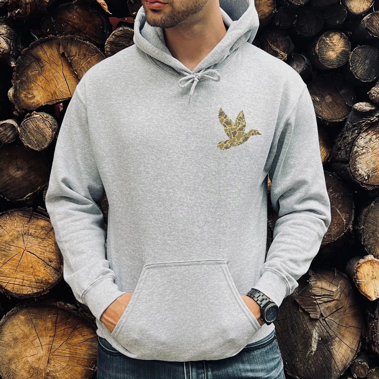 Duck Camo Mallards Graphic Unisex Hoodie