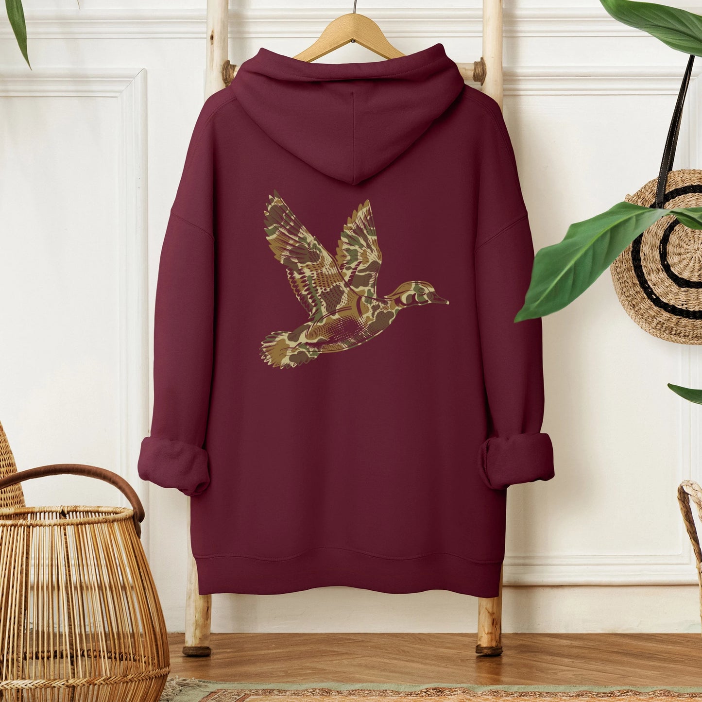 Duck Camo Mallards Graphic Unisex Hoodie