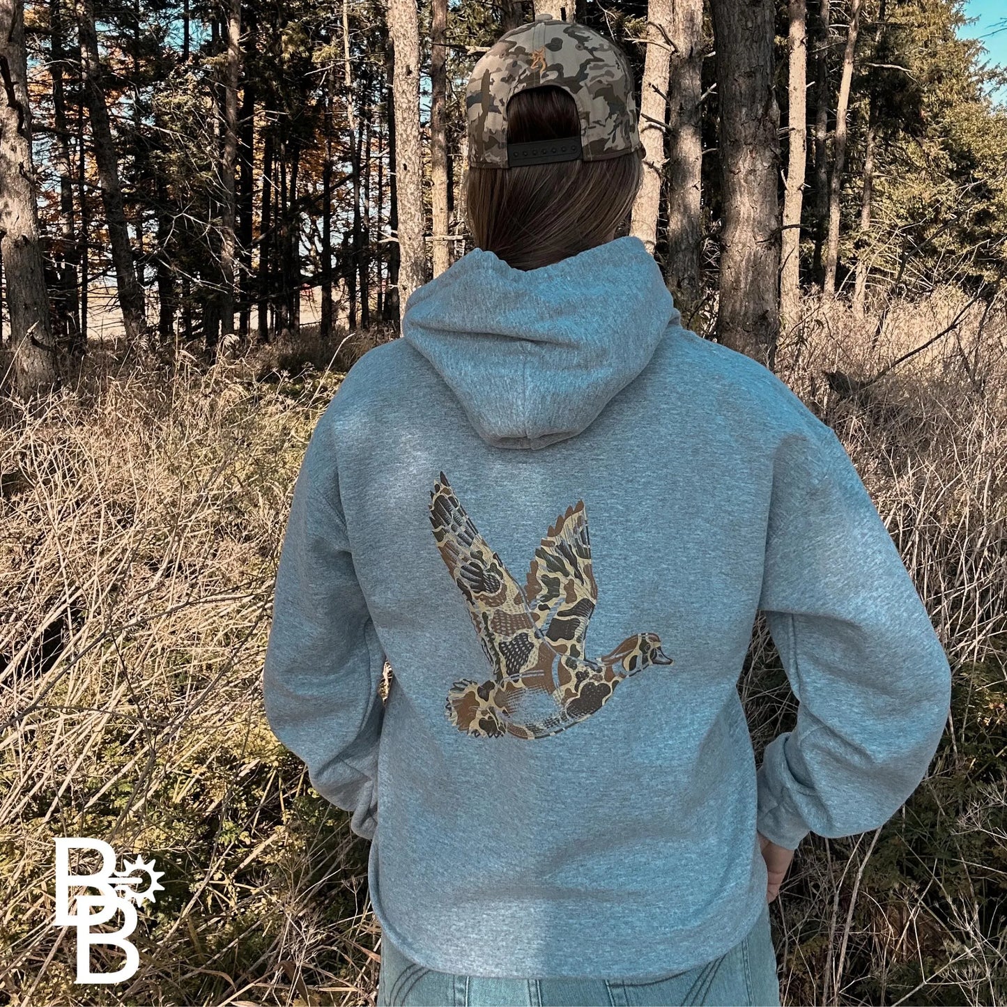 Duck Camo Mallards Graphic Unisex Hoodie