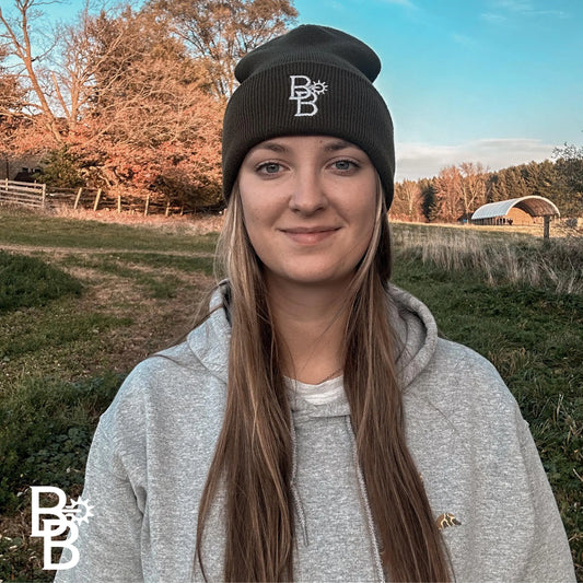 BB Designs Cattle Brand Logo Beanie