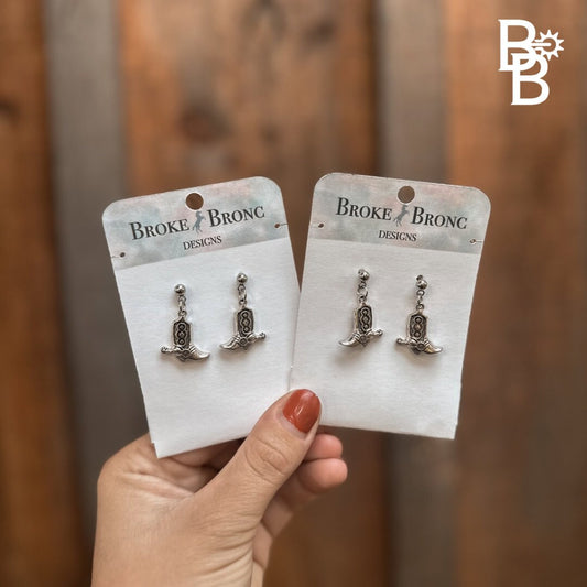 Dainty Cowboy Boot Earrings
