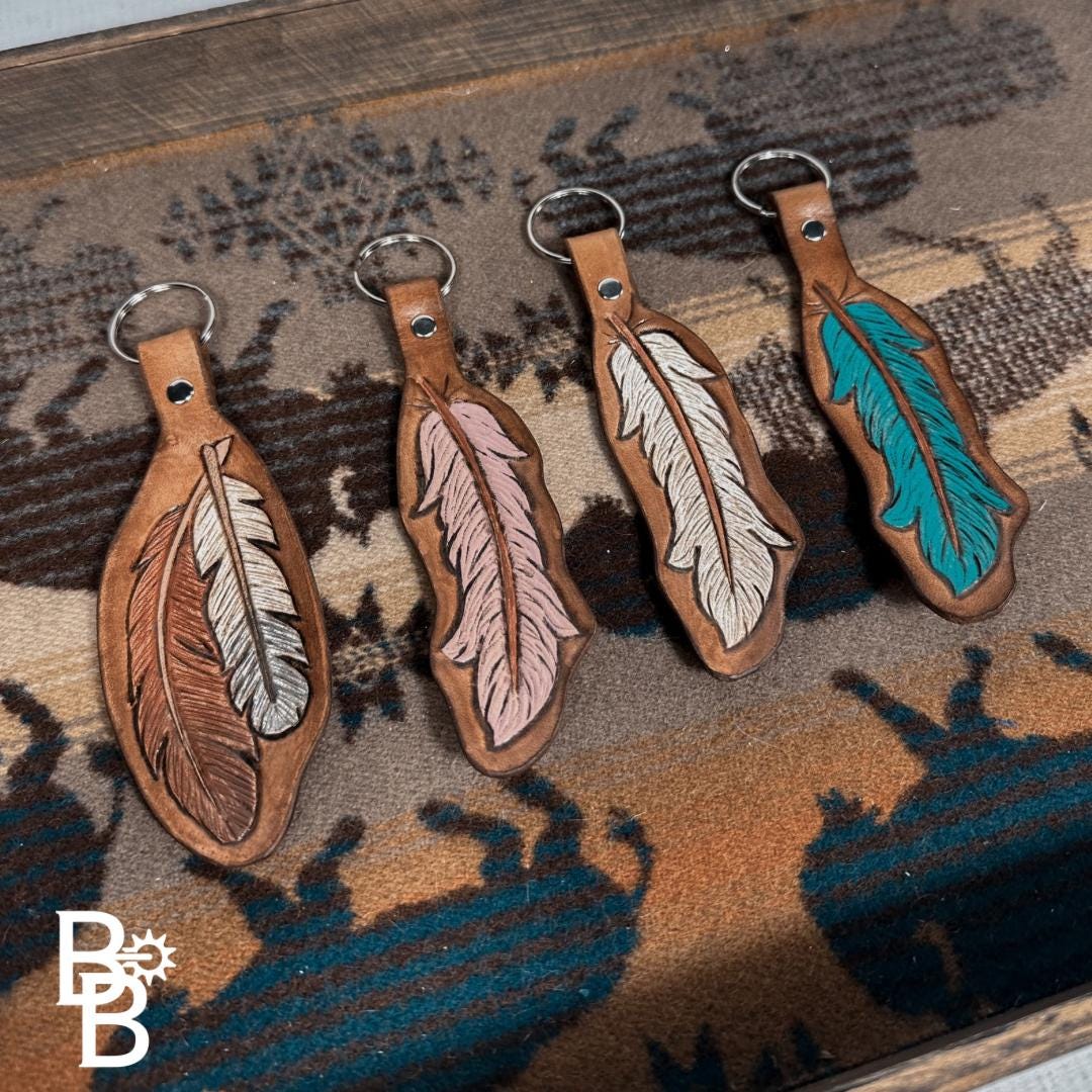 Feather Keychain