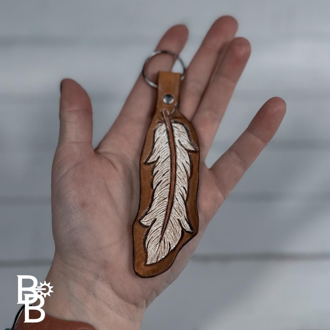Feather Keychain