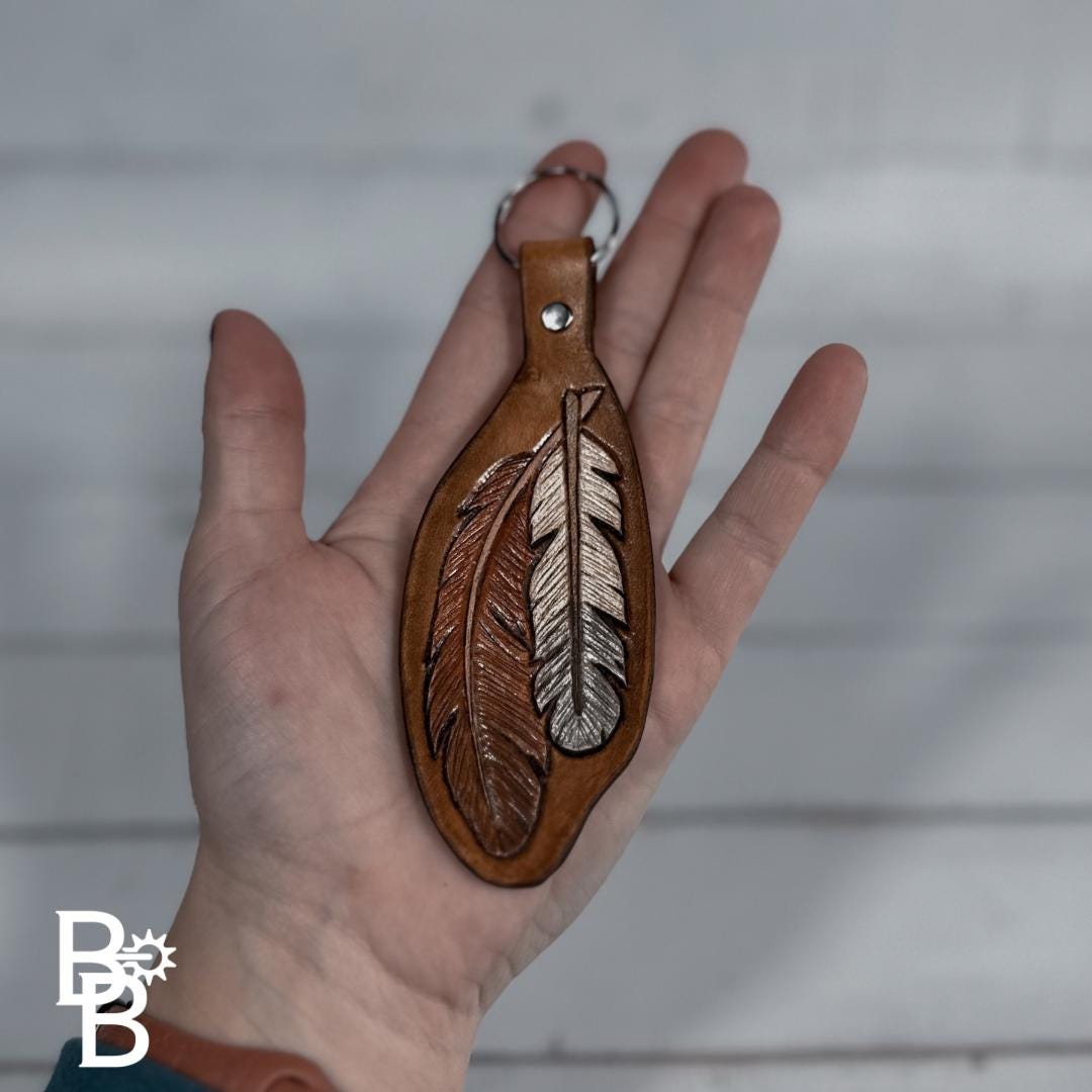 Feather Keychain