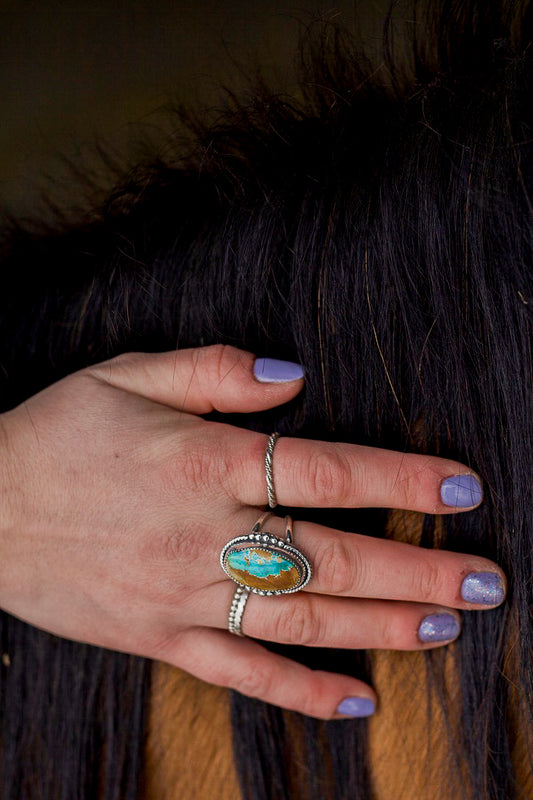 Royston Turquoise Ring (Size 8)