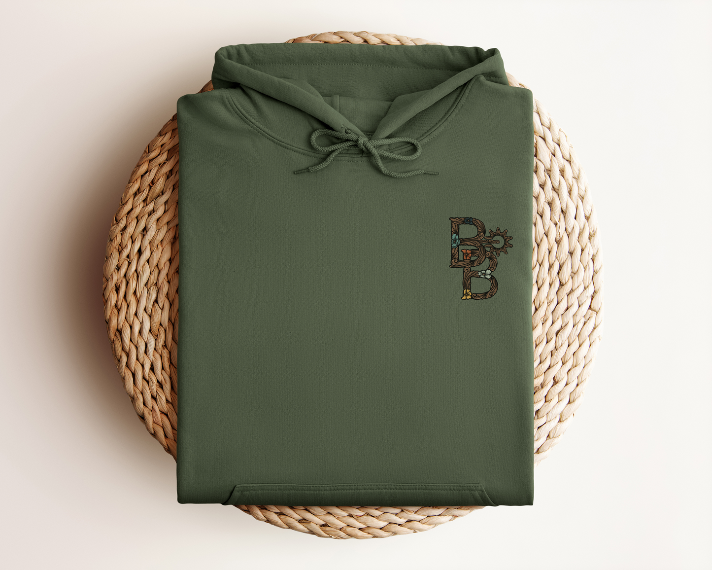 Tooled BB Designs Cattle Brand Corner Logo Unisex Hoodie