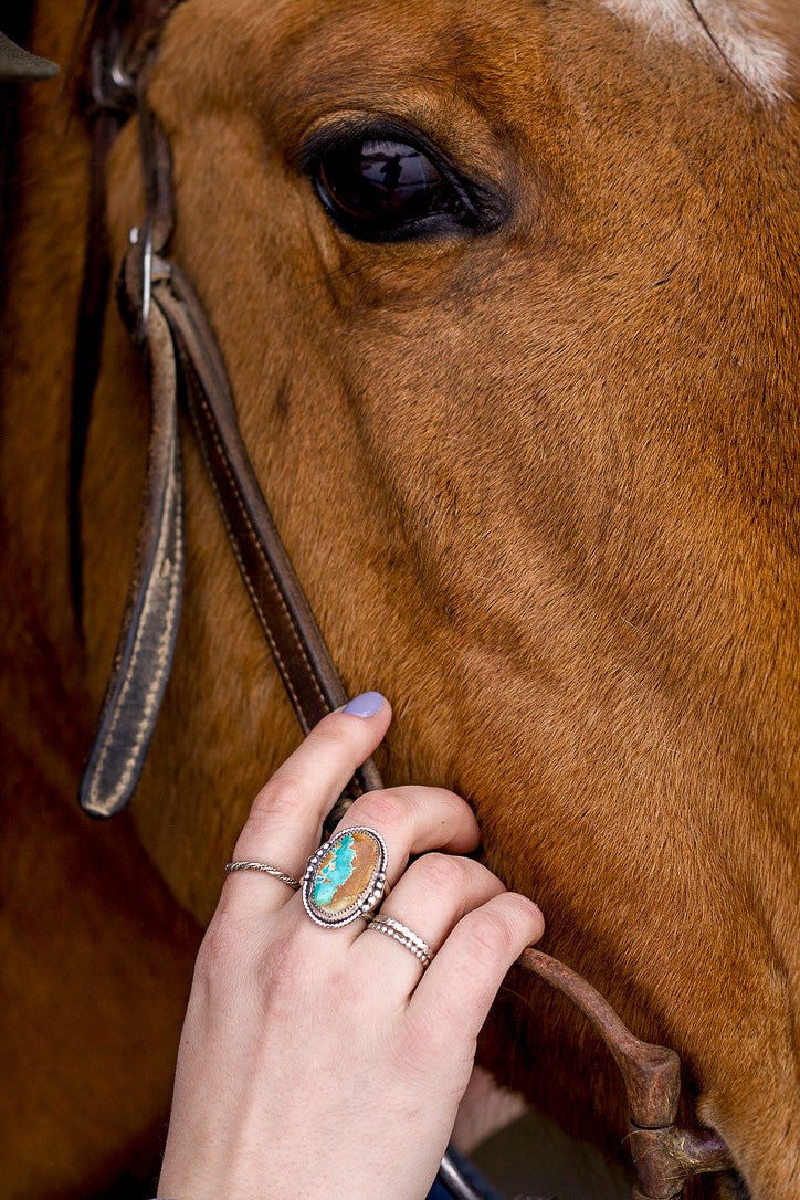 Royston Turquoise Ring (Size 8)