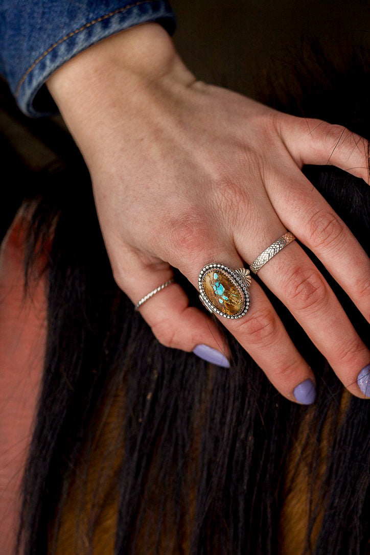 Royston Turquoise Ring (Size 7)