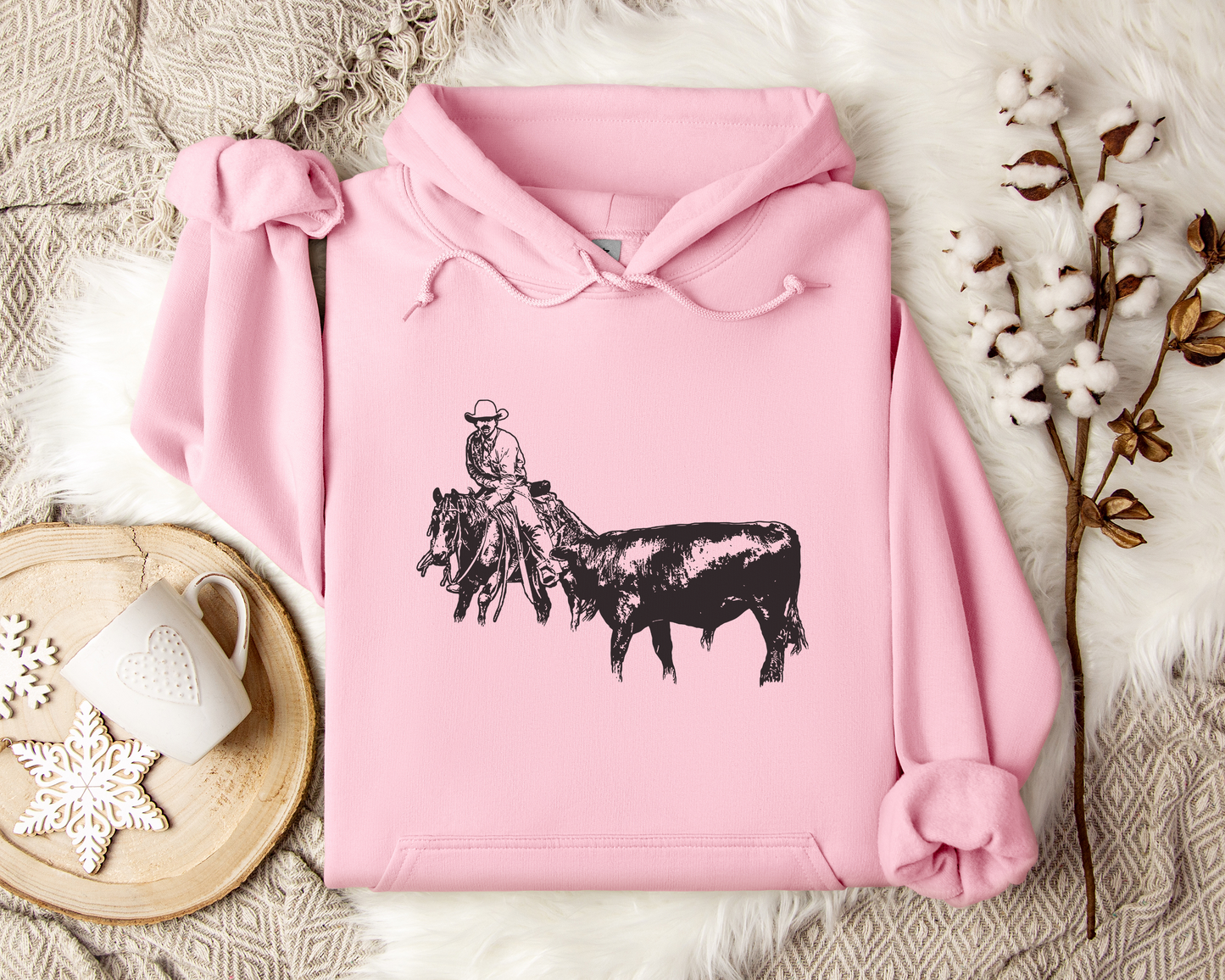 Working Cattle Unisex Hoodie