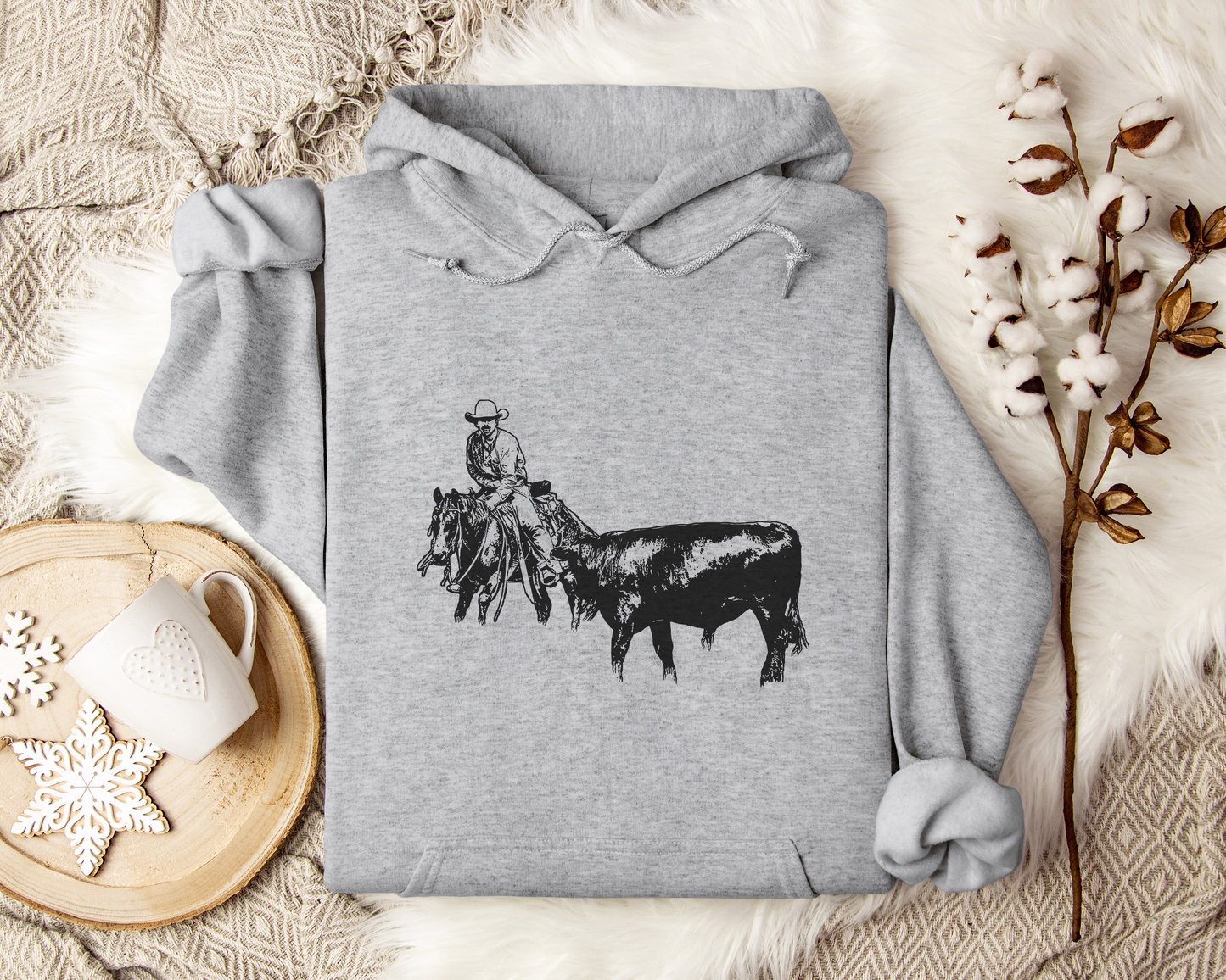 Working Cattle Unisex Hoodie