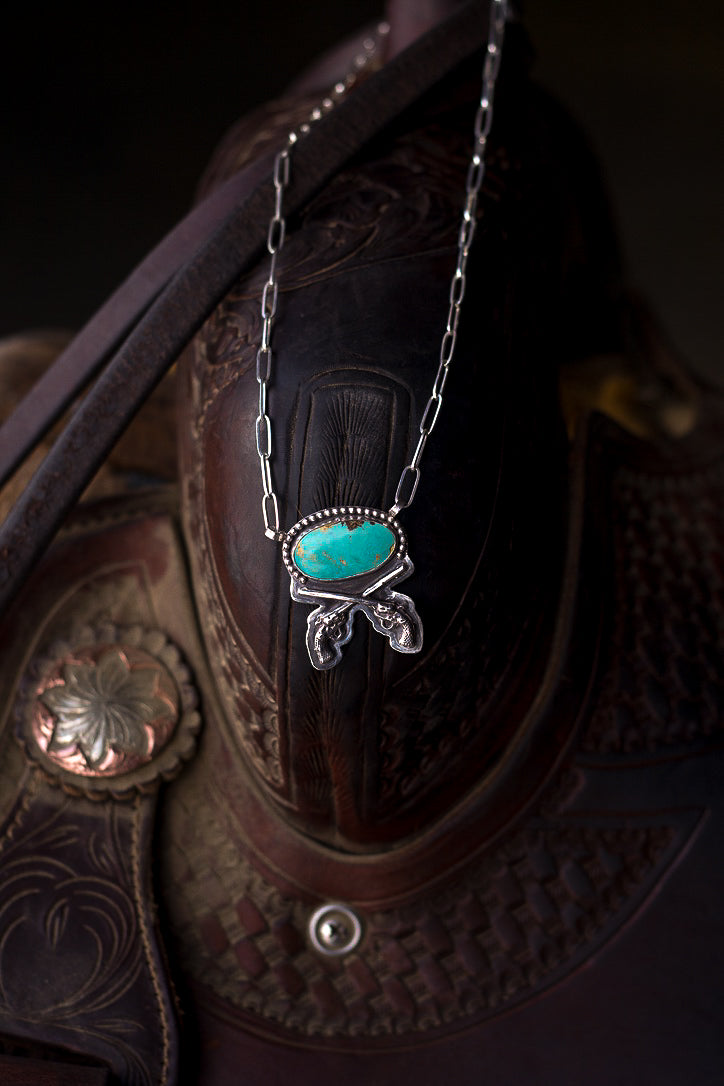 Royston Turquoise Revolver Necklace