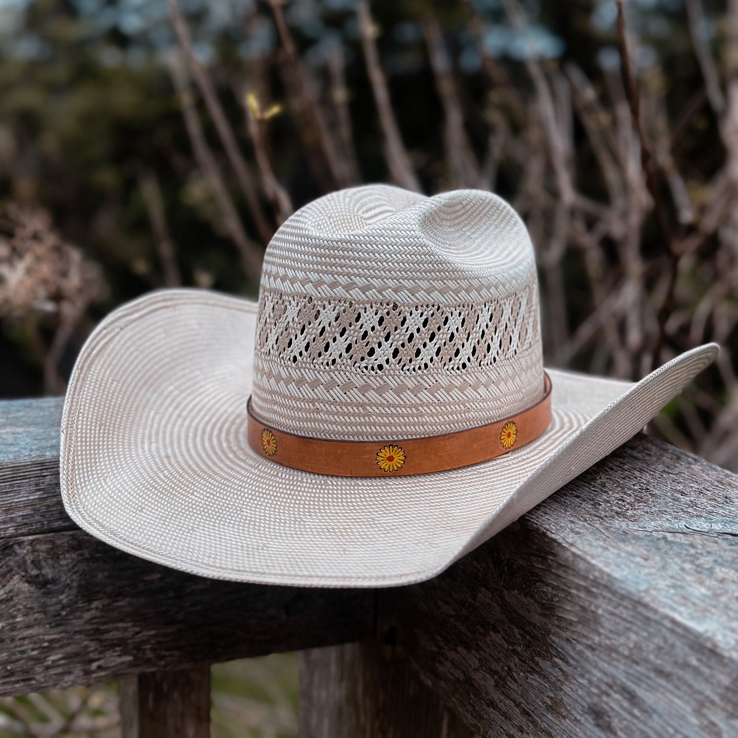 Small Daisy Cowboy Hat Hatband