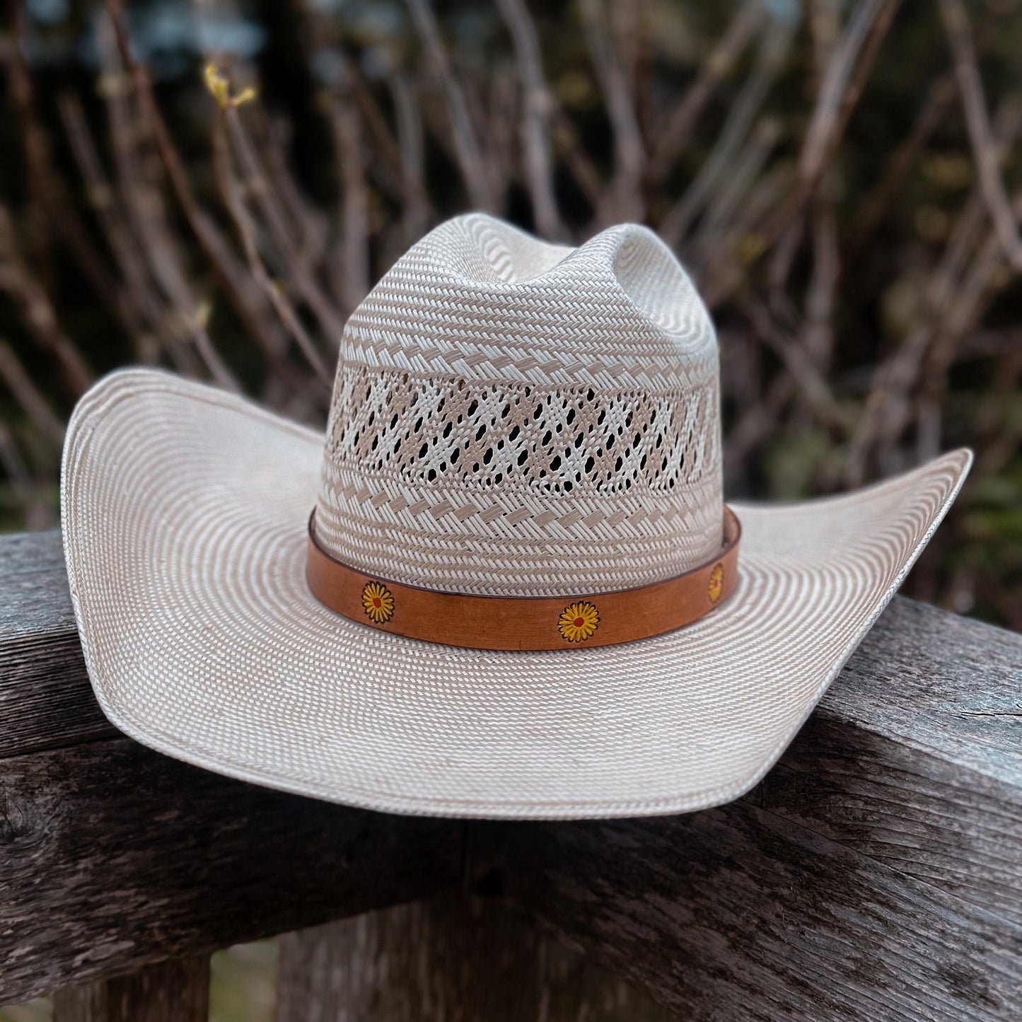 Small Daisy Cowboy Hat Hatband