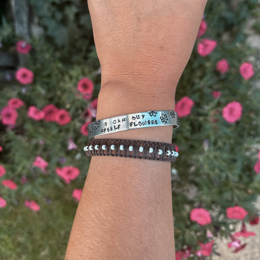 3/8" Leather Bracelet