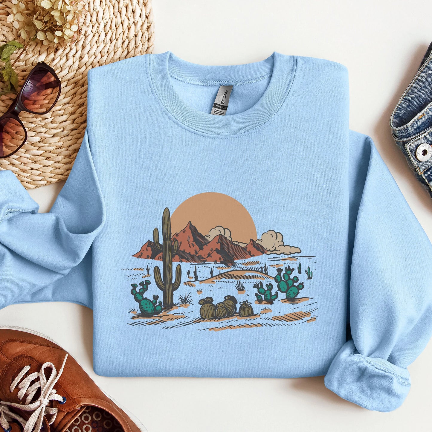Desert Unisex Crewneck