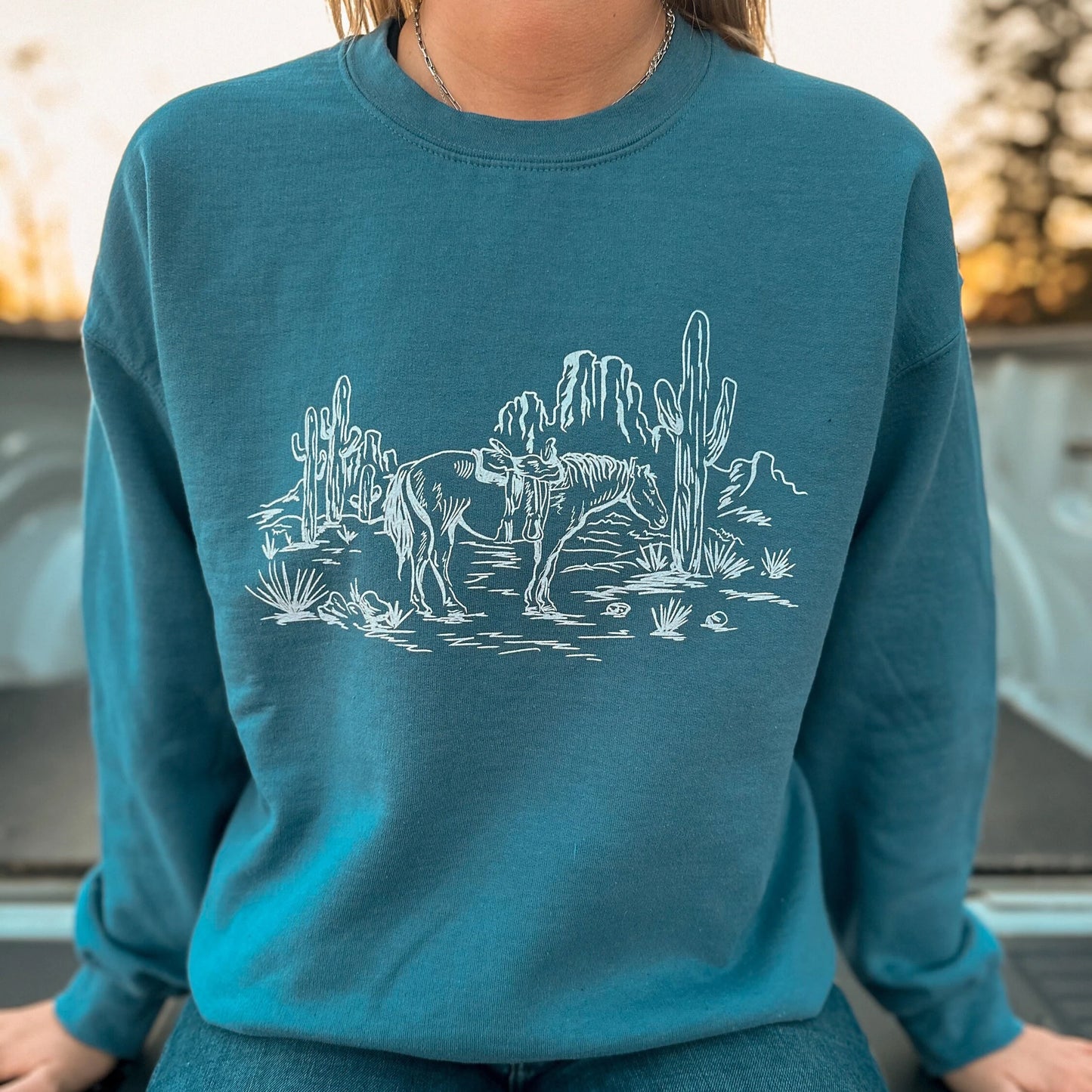 Desert Horse Unisex Crewneck
