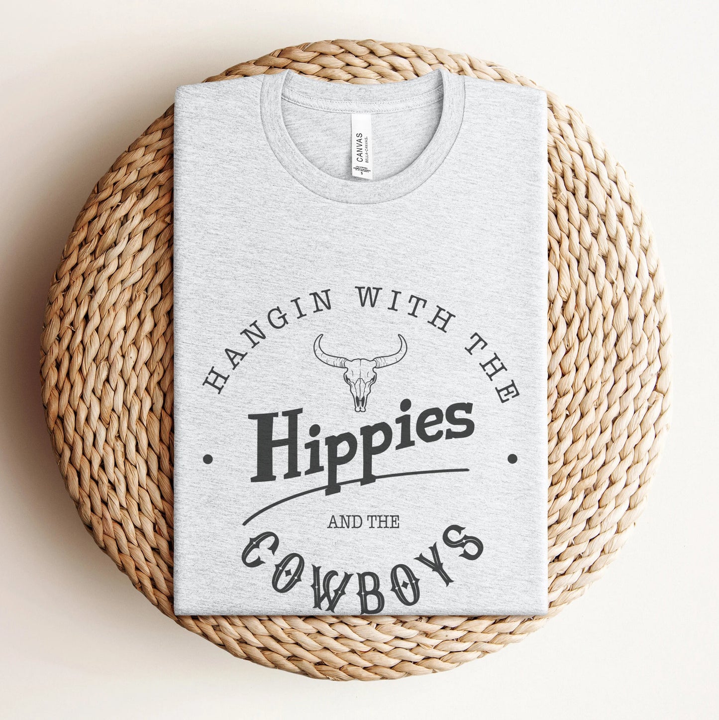 Hippies and Cowboys Unisex t-shirt