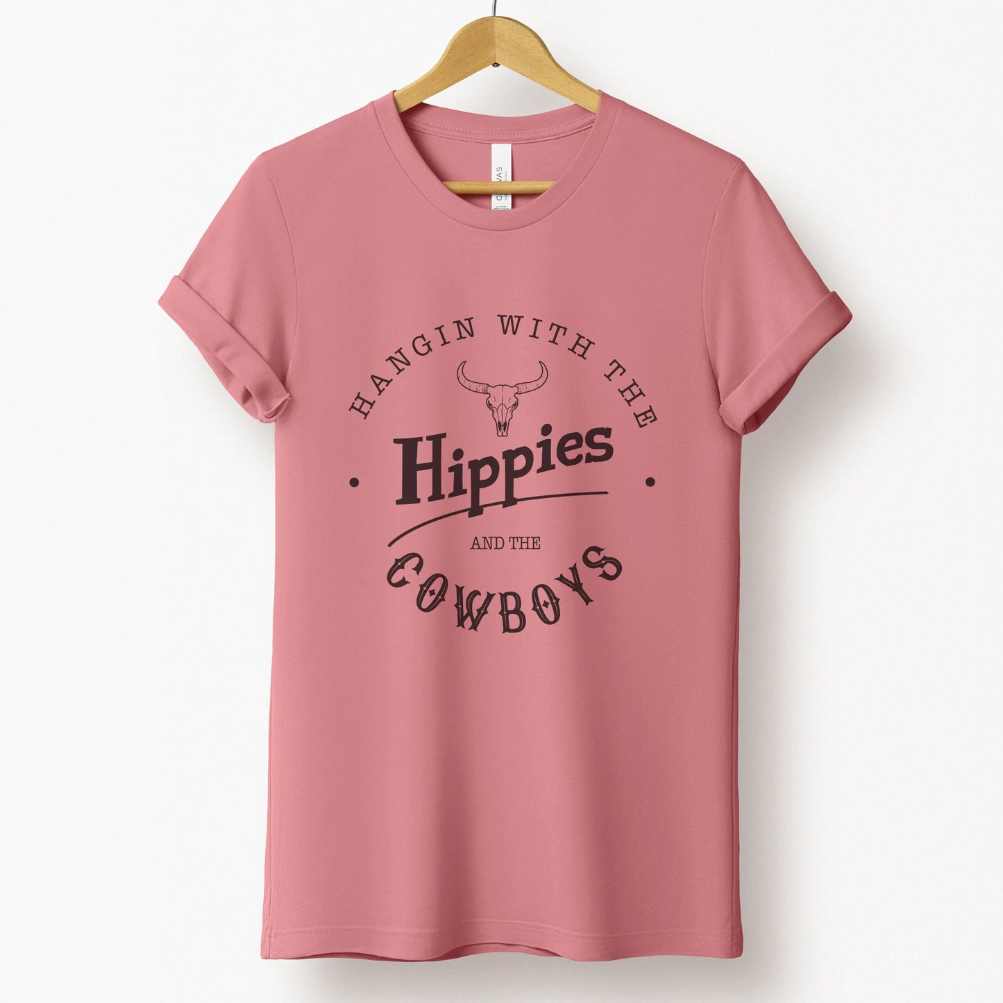 Hippies and Cowboys Unisex t-shirt