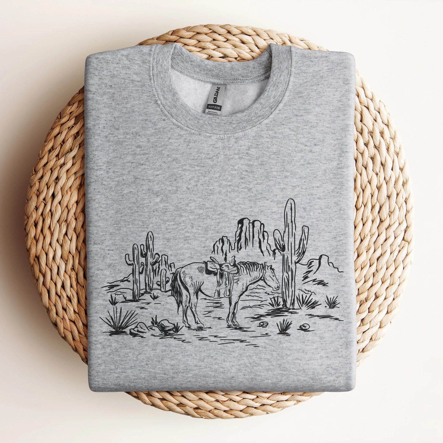 Desert Horse Unisex Crewneck