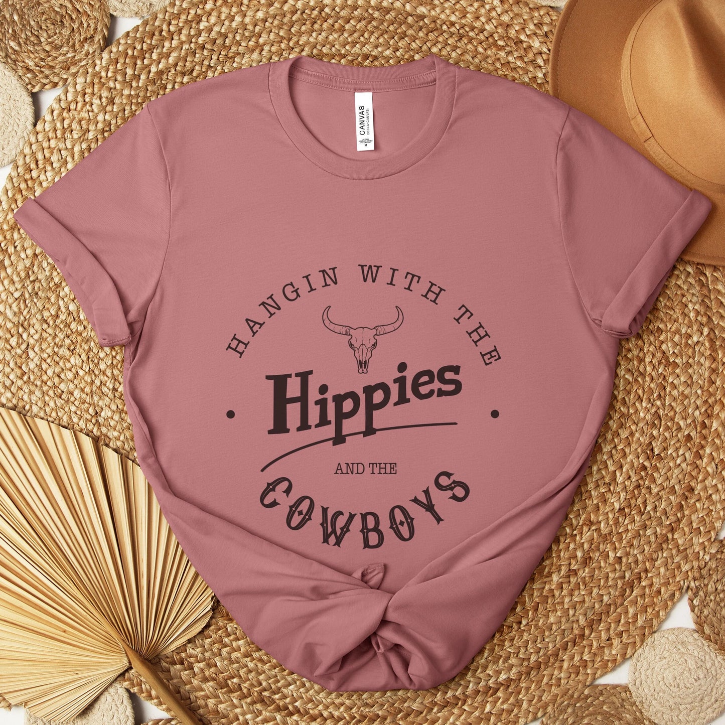Hippies and Cowboys Unisex t-shirt