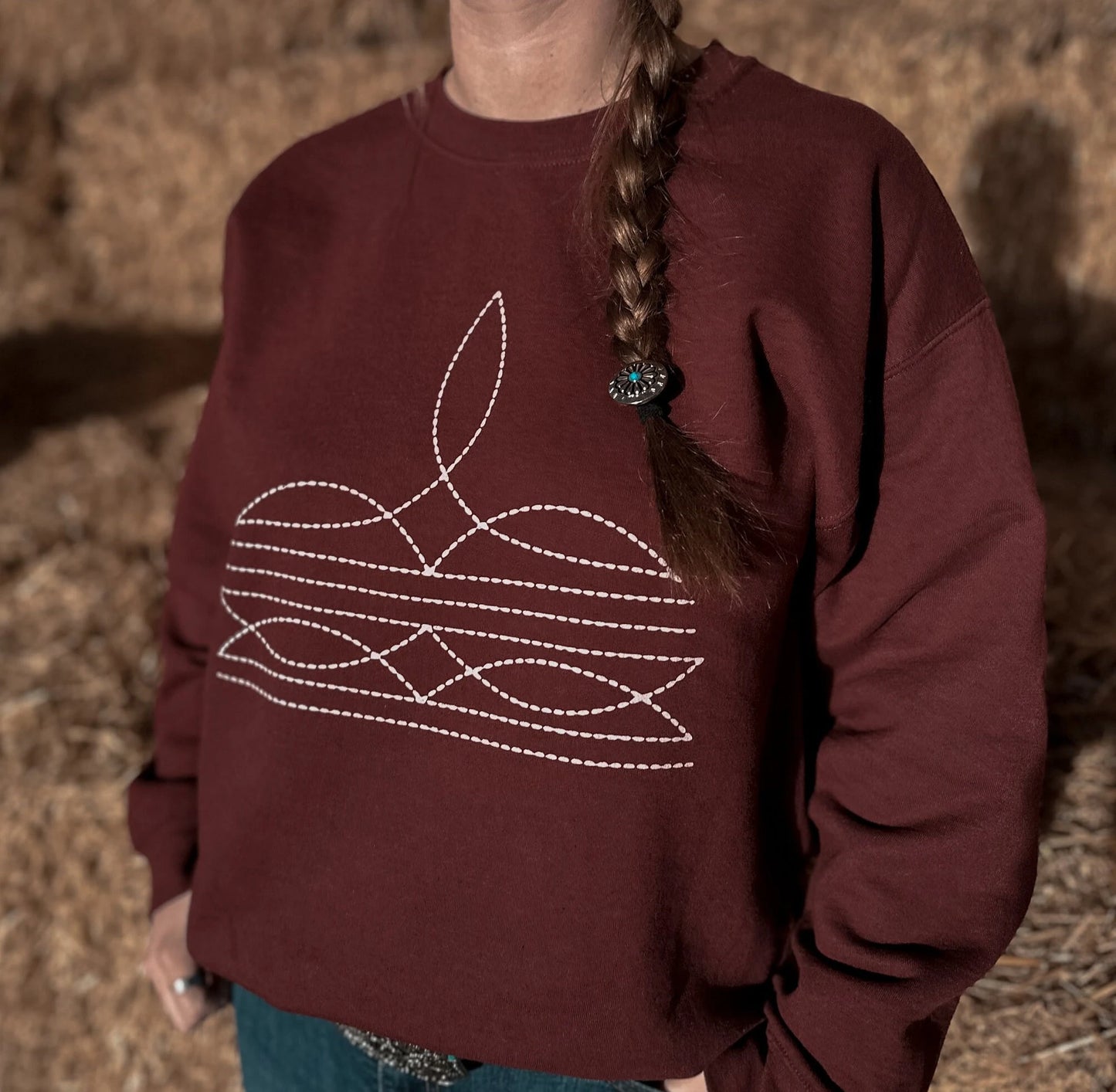 Boot Stitch Unisex Crewneck