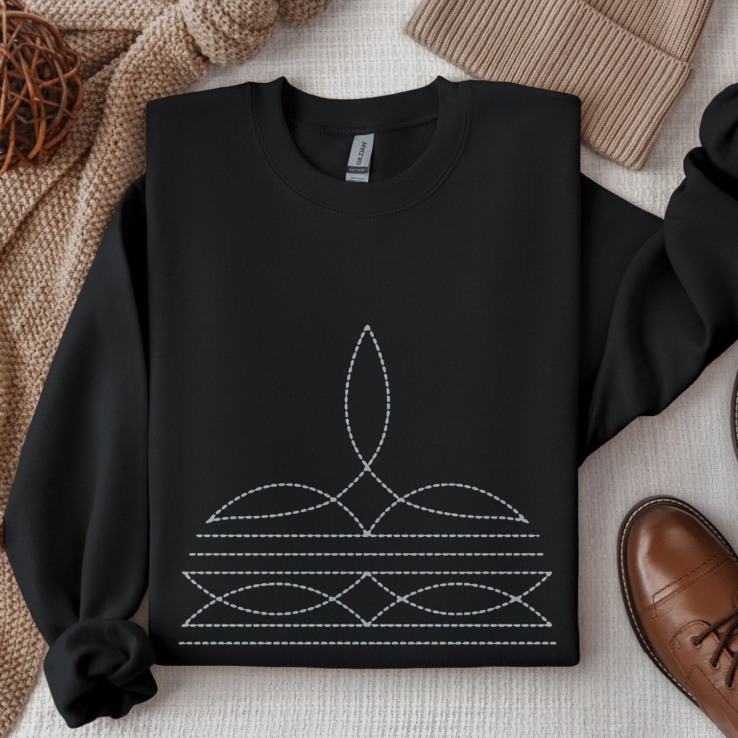 Boot Stitch Unisex Crewneck