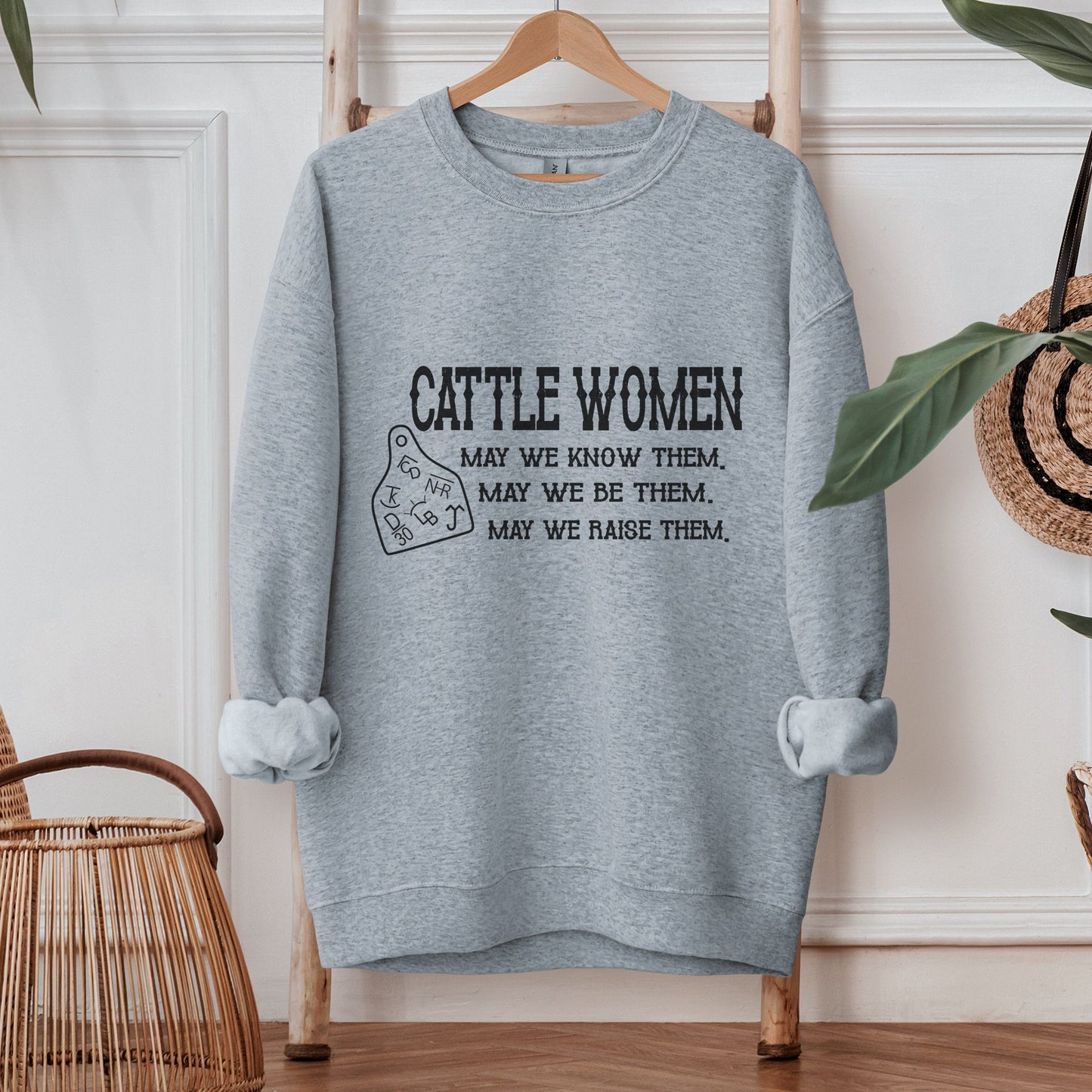 Cattle Women Unisex Sweatshirt