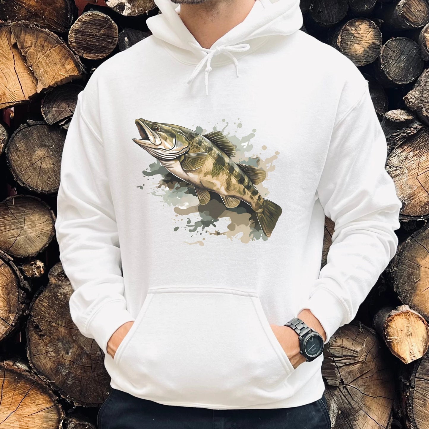 Camo Bass Unisex Hoodie