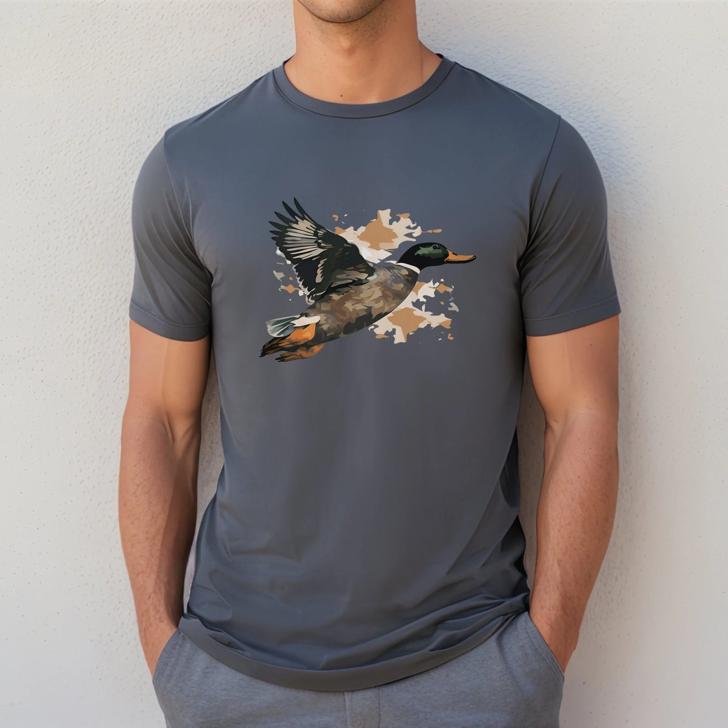 Camo Mallard Duck Graphic Unisex t-shirt