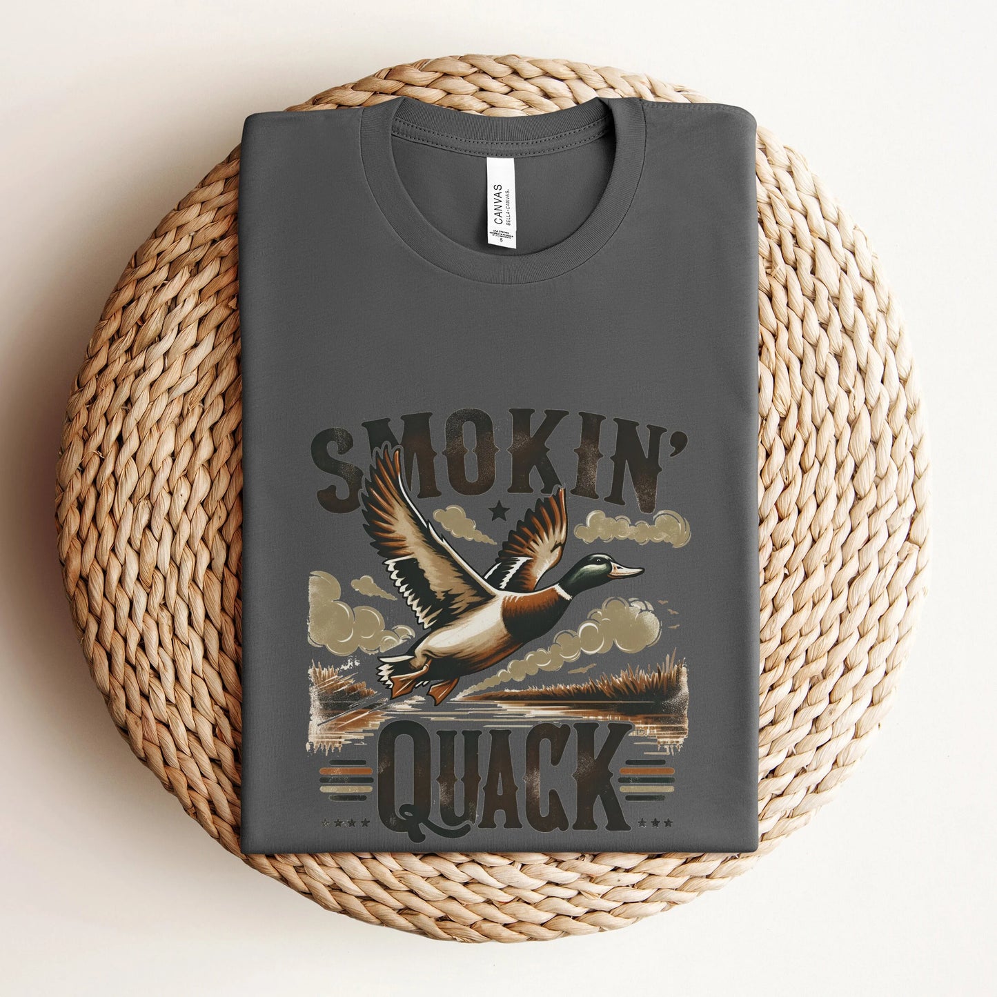 Smokin' Quack Graphic Unisex t-shirt