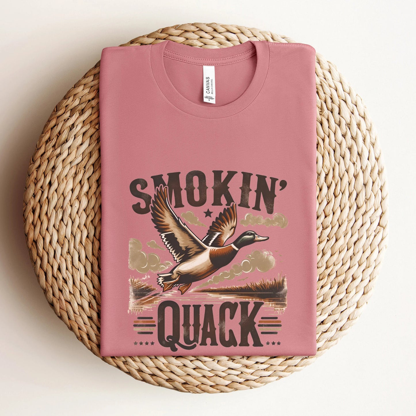 Smokin' Quack Graphic Unisex t-shirt