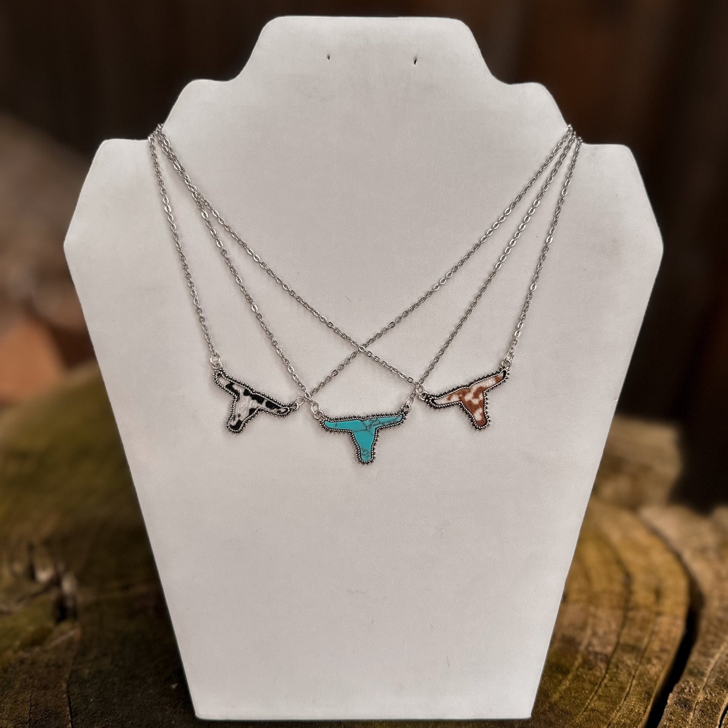 Longhorn Steer Necklace