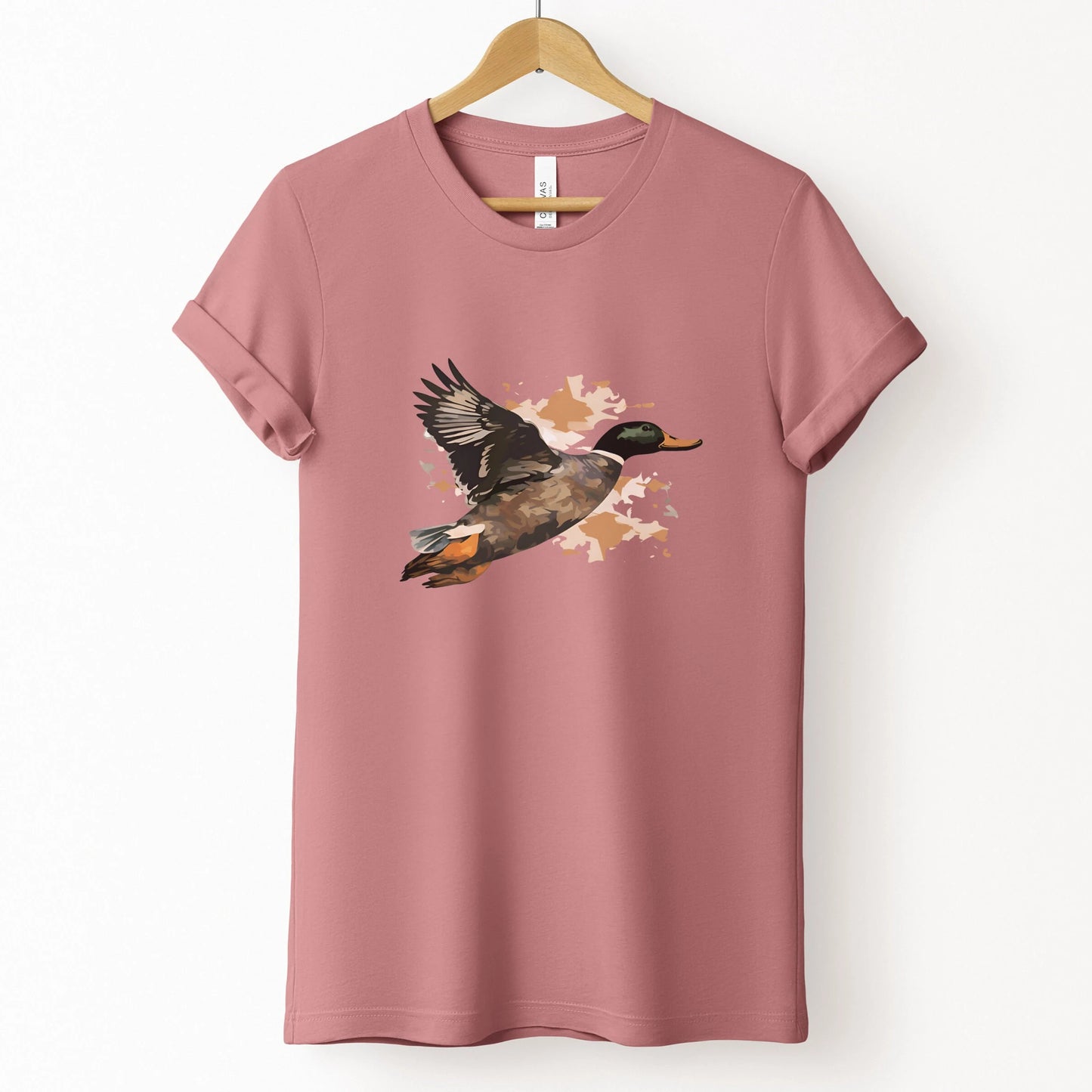 Camo Mallard Duck Graphic Unisex t-shirt