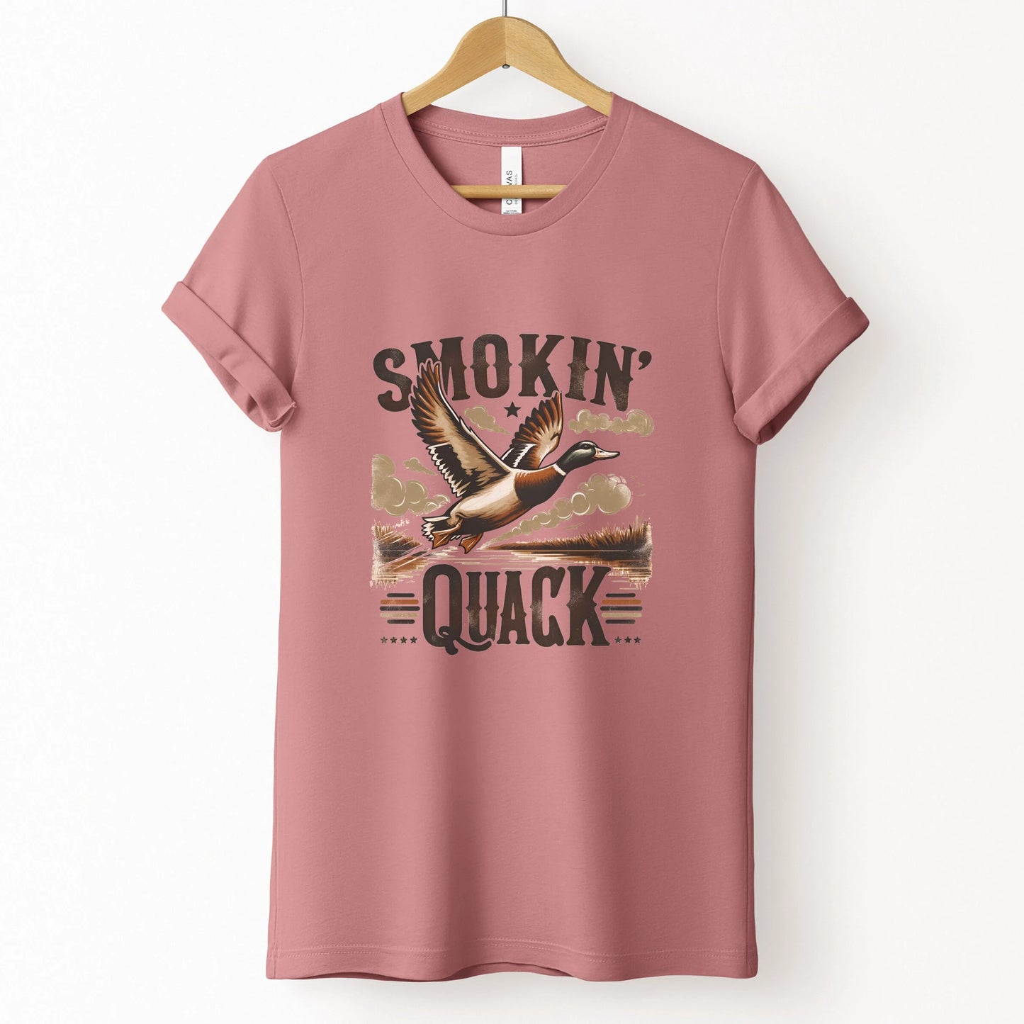 Smokin' Quack Graphic Unisex t-shirt