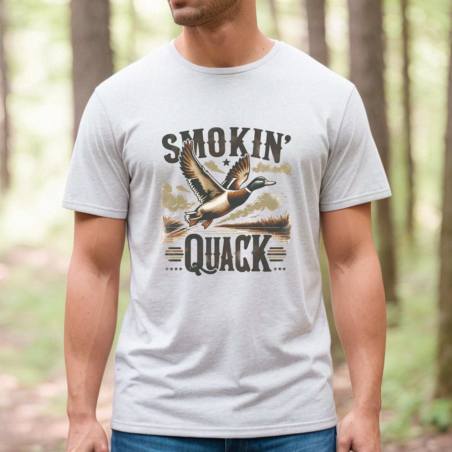 Smokin' Quack Graphic Unisex t-shirt